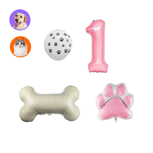 寵物生日派對氣球套裝