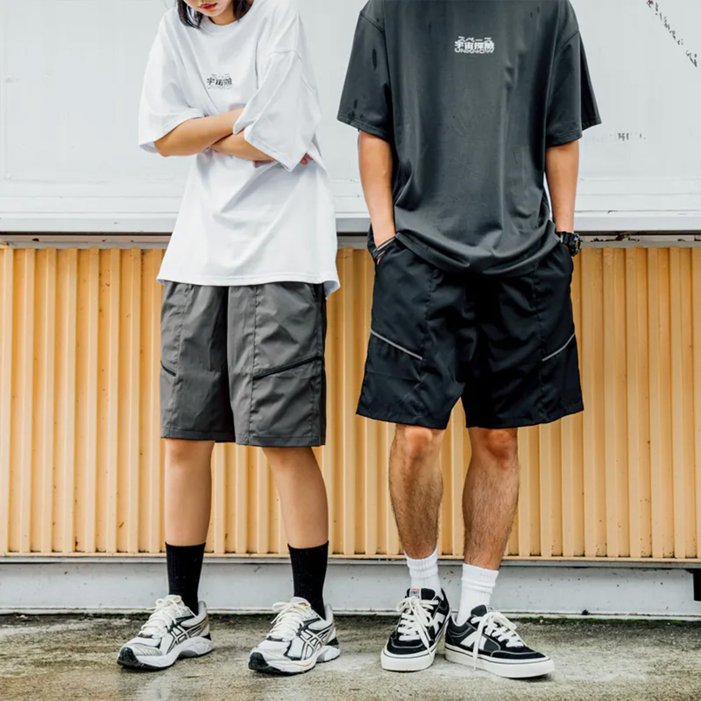 SBG 多剪裁拼接機能短褲 兩色【SB0347】