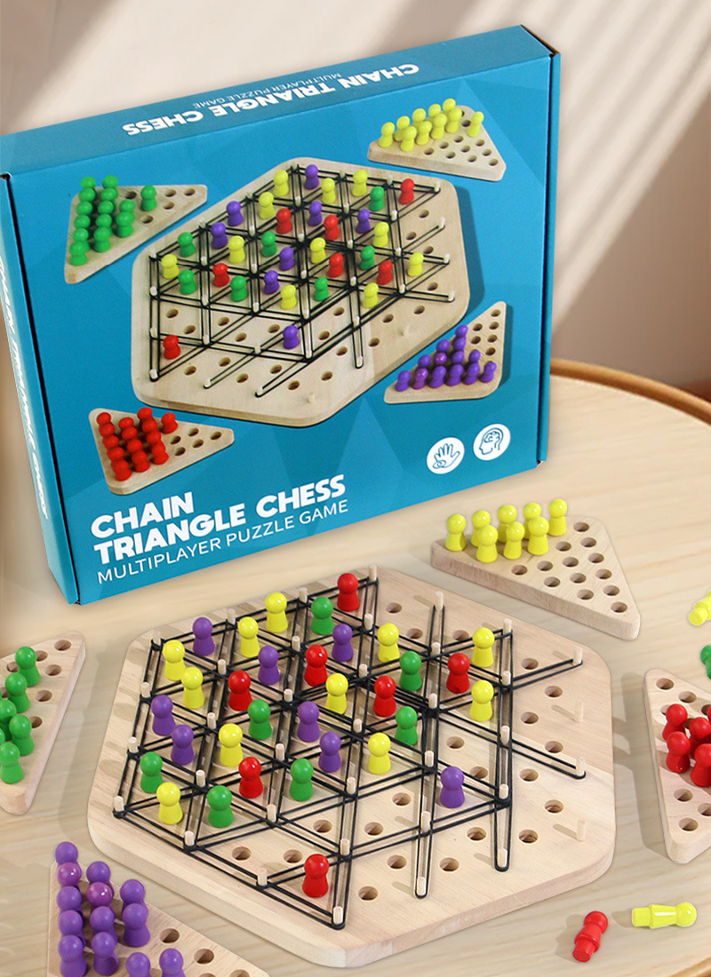 幾何思連鎖三角棋玩具 TU2095