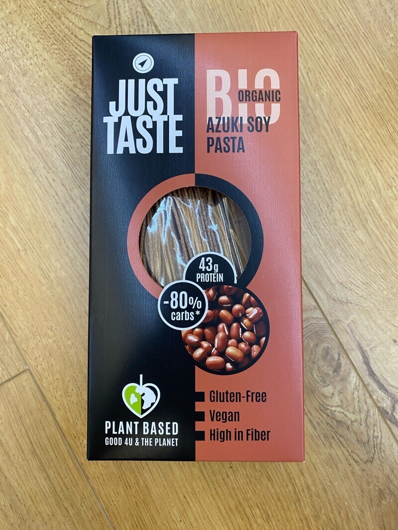 Just taste organic azuki soy pasta 250g (best before 9 Oct 2028)