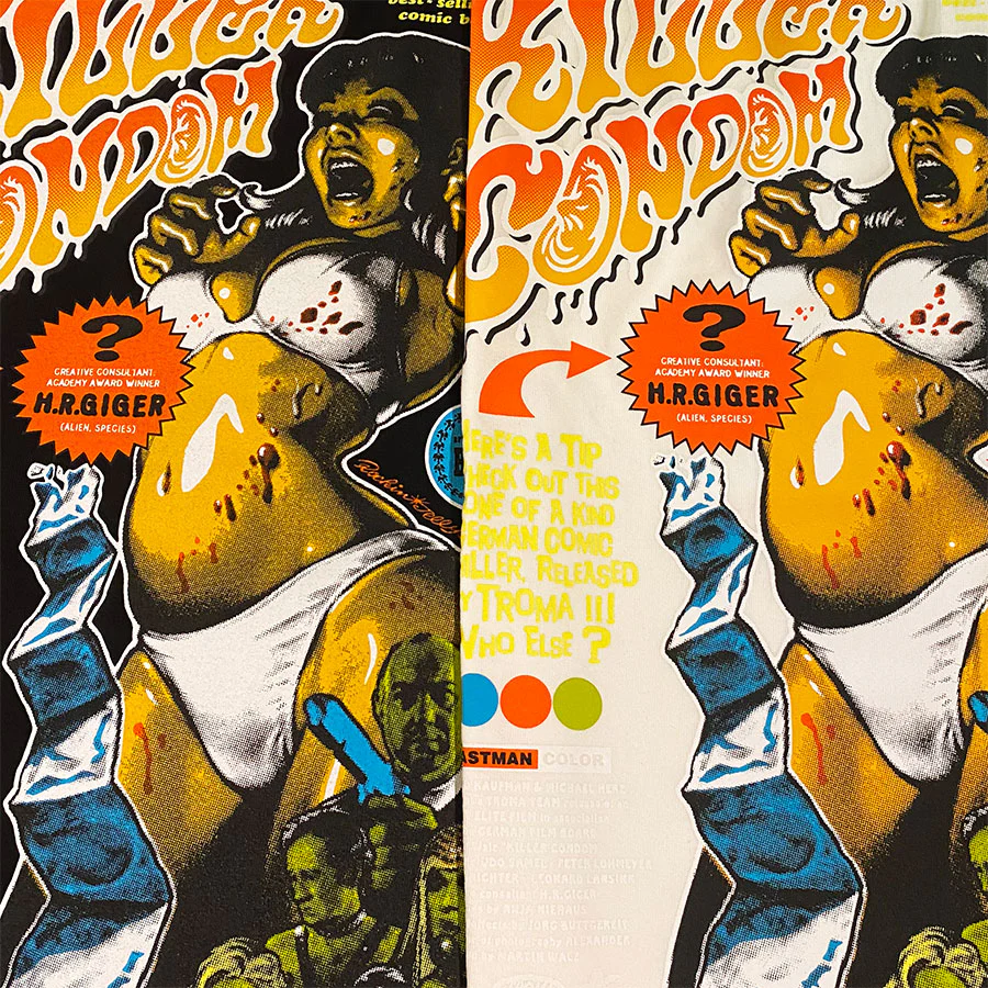 EROSTIKA ”KILLER CONDOM” original version SS T-shirt