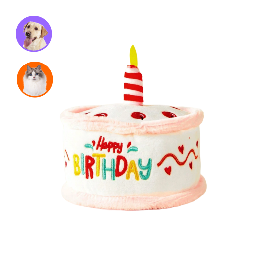 仿真生日蛋糕毛絨玩具