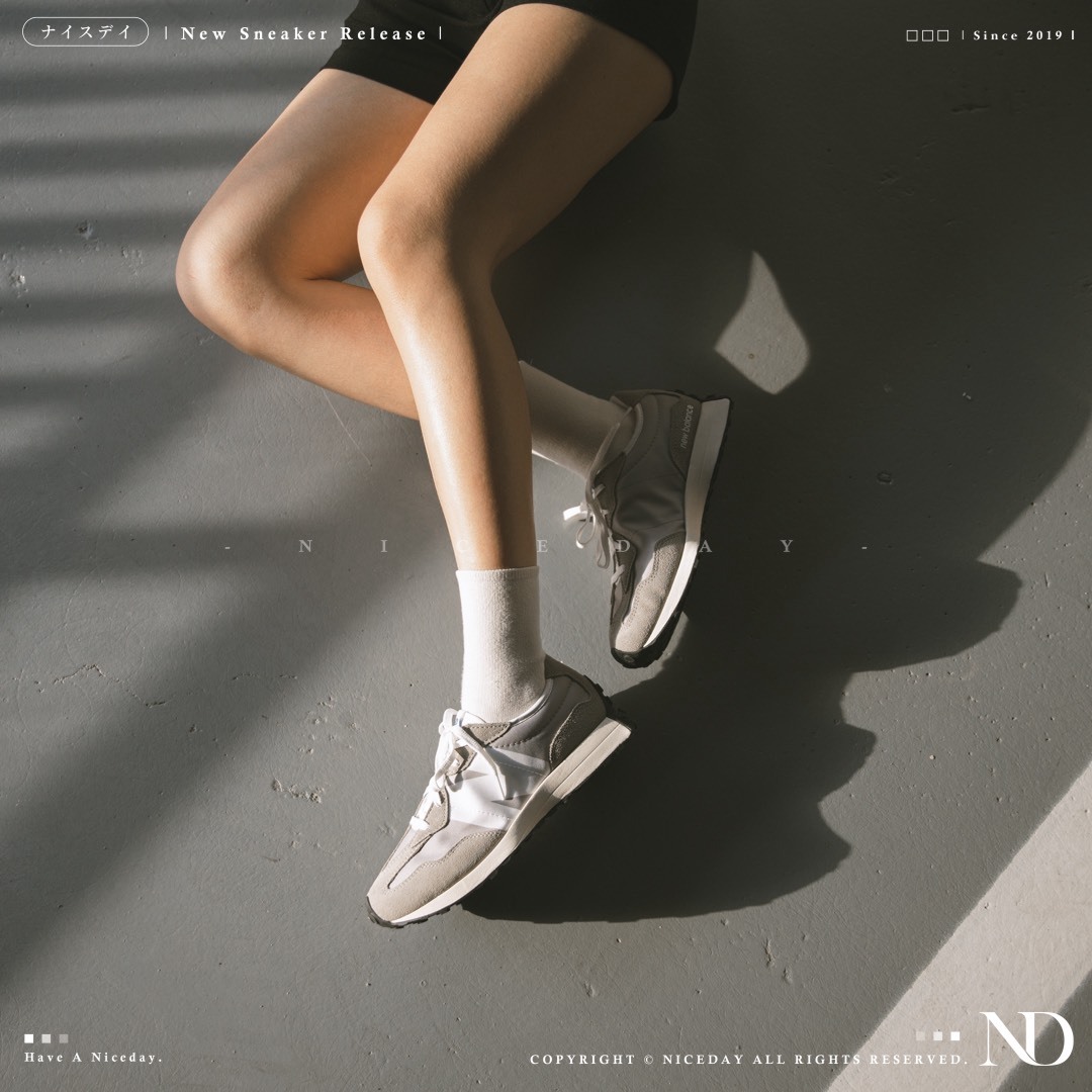 【 零碼出清 】New Balance NB327 元祖灰 大童 灰白 YS327CKA