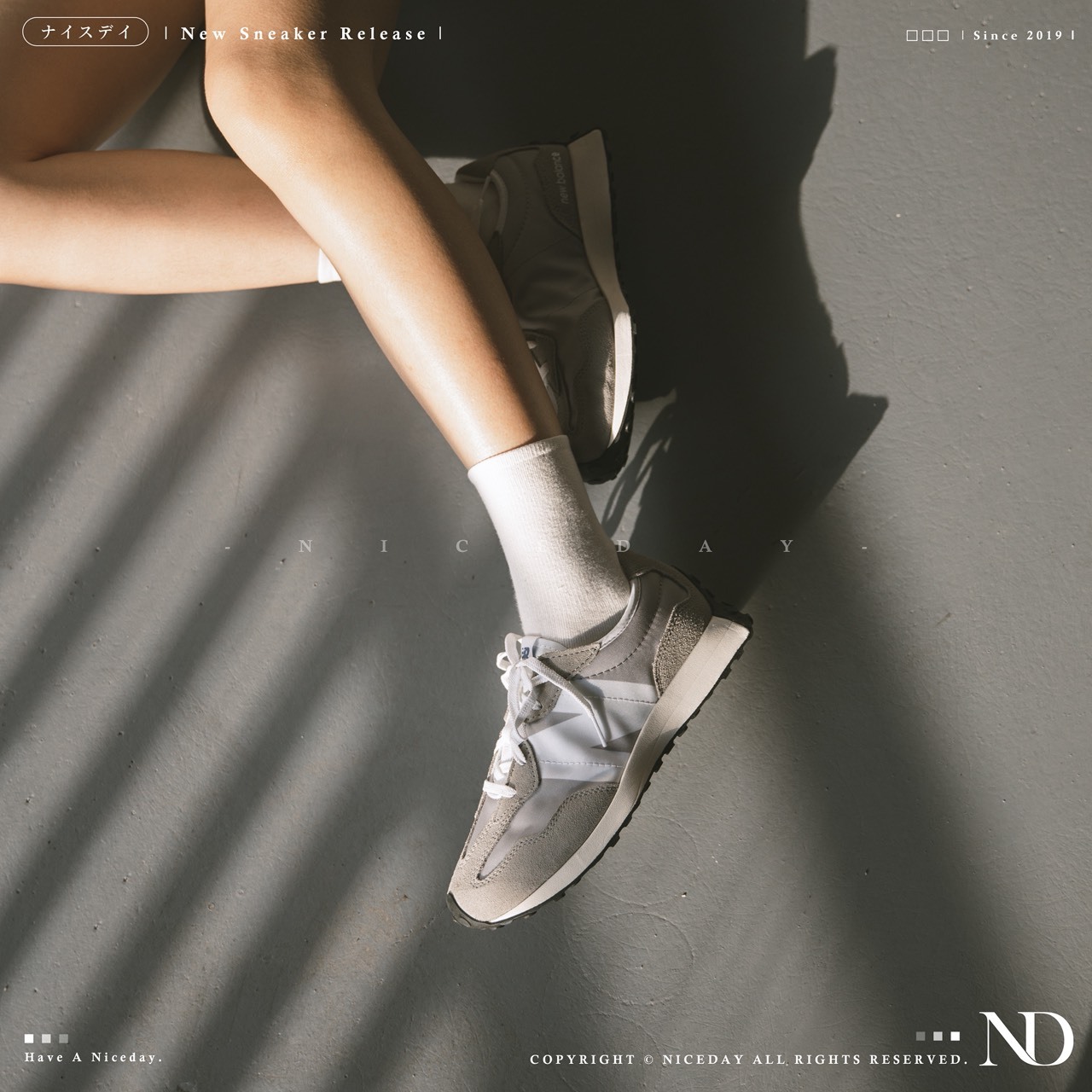 【 零碼出清 】New Balance NB327 元祖灰 大童 灰白 YS327CKA