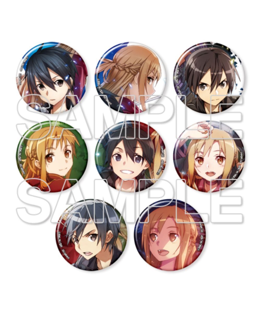 預購-【再販】『Sword Art Online刀劍神域 Progressive』集換式徽章 BOX販售【日本進口精品】