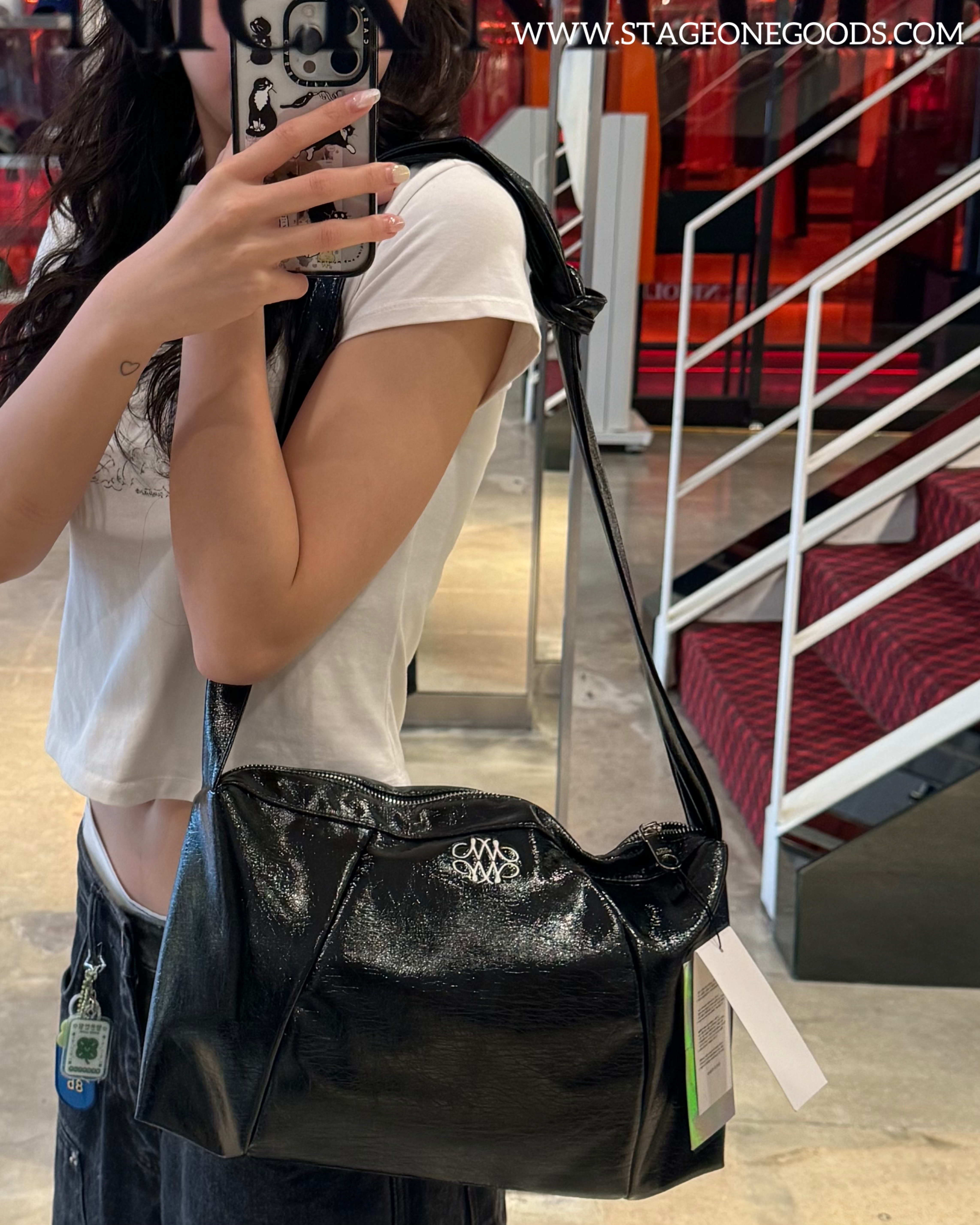 NICK&NICOLE NICOLE SQUARE SHOULDER BAG