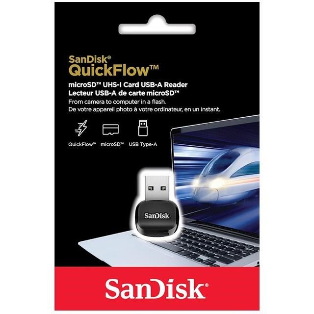 SanDisk QuickFlow B731 USB 3.2 讀卡機 MicroSD UHS-I USB-A SDDR-B731