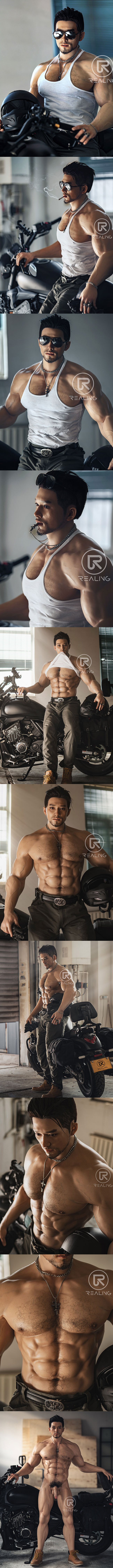 REALING 183cm 勝耀 男性擬真娃娃 全矽膠材質 睿靈 silicone male sex doll