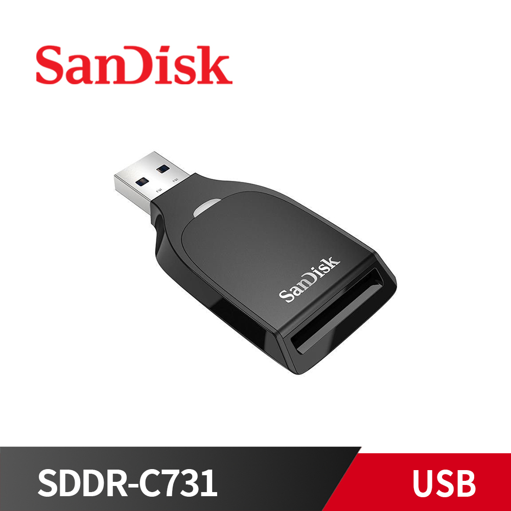 SanDisk QuickFlow C731 USB 3.2 讀卡機 SD卡 UHS-I USB-A SDDR-C731