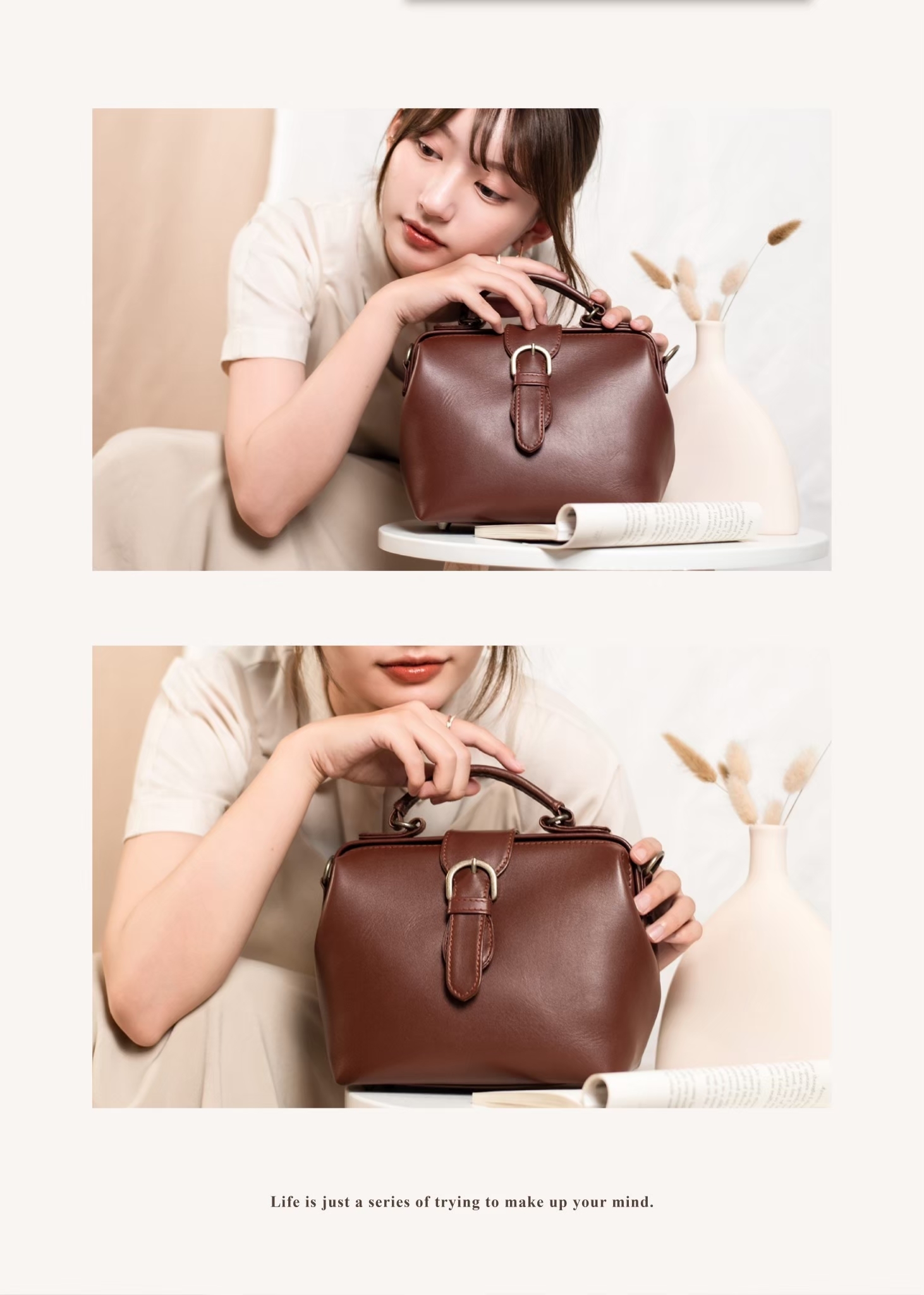 別看它俐落小巧,摺疊傘與保溫瓶也輕鬆收納無壓力