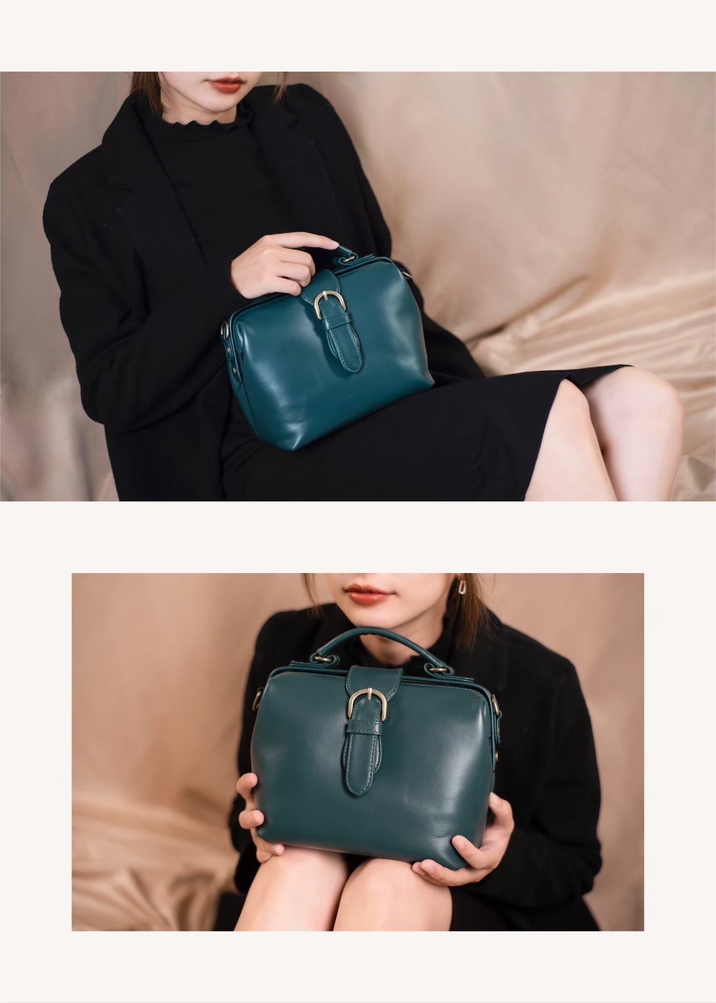 一只能裝下摺疊傘與保溫瓶的醫生包,通勤族的安心選擇