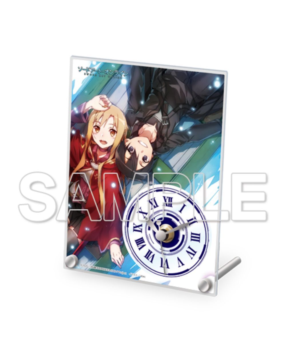 預購-【再販】『Sword Art Online刀劍神域 Progressive』壓克力時鐘【日本進口精品】