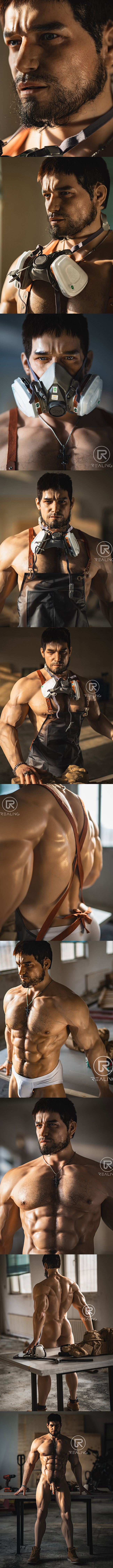 REALING 183cm 耀恒 男性擬真娃娃 全矽膠材質 睿靈 silicone male sex doll