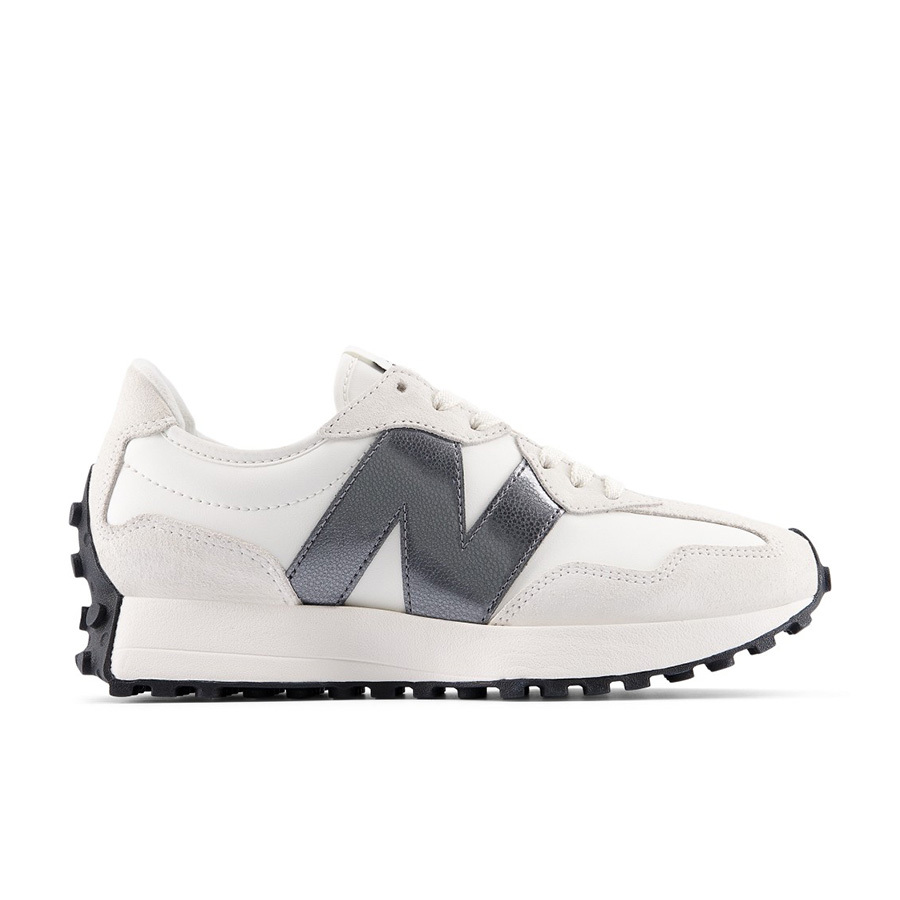 W New Balance 327 White Dark Grey 深灰米白 WS327JWB