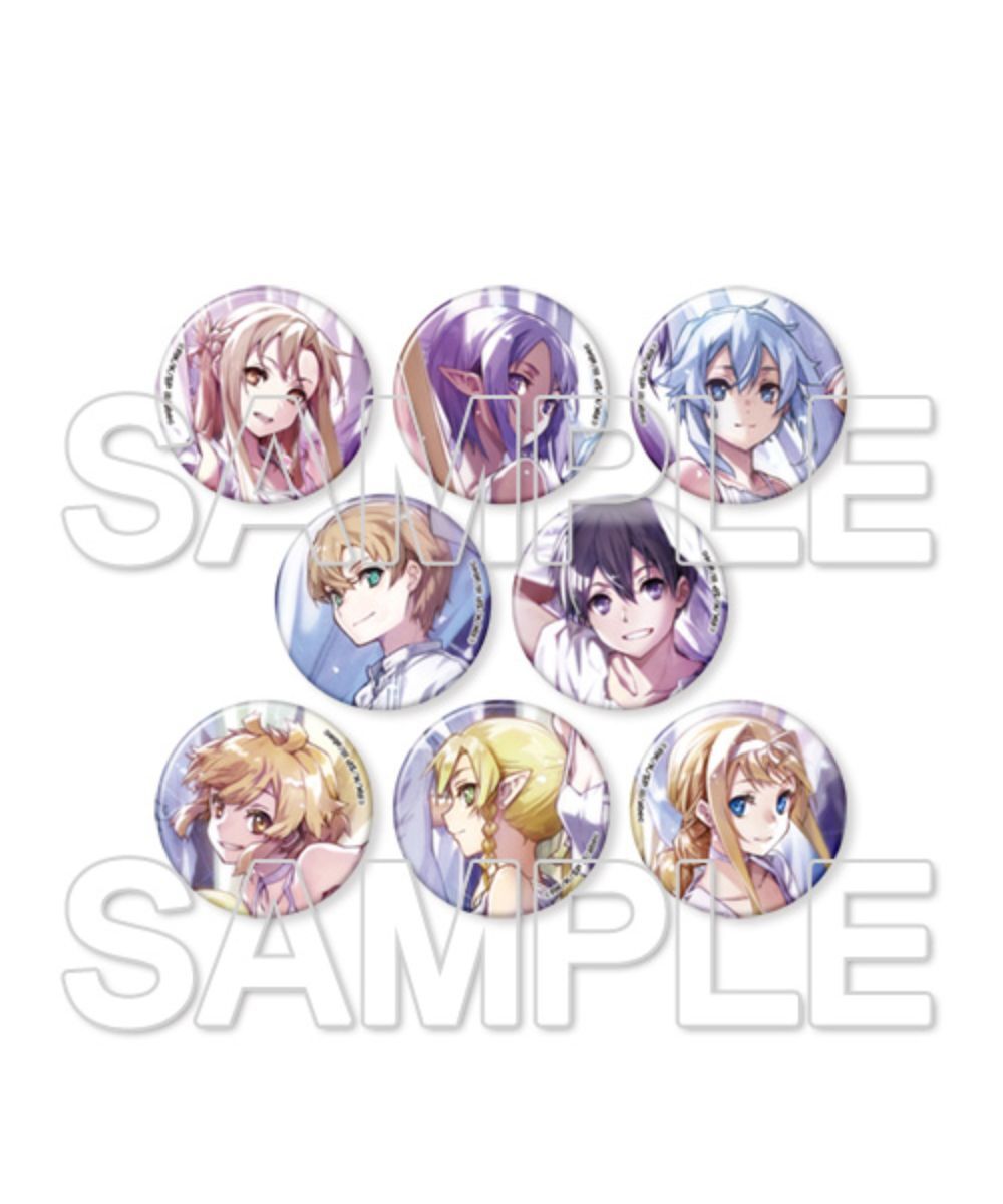 預購-【再販】『Sword Art Online刀劍神域』abec集換式徽章[2] BOX販售【日本進口精品】