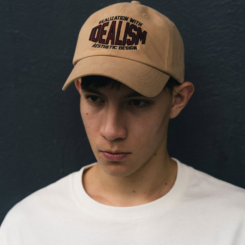 Idealism ID25013 CANVAS CAP 電繡文字 老帽 棒球帽