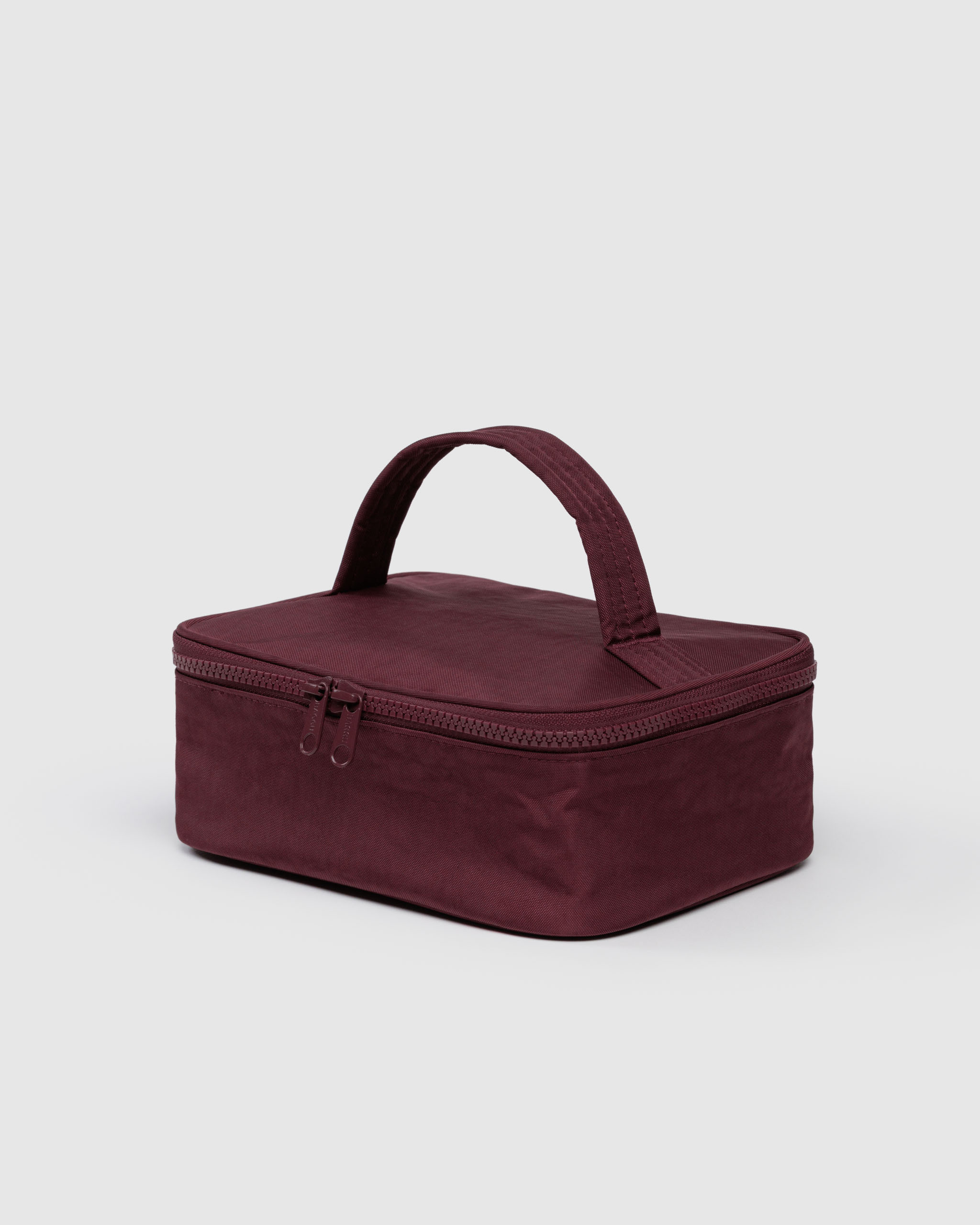 Small Cosmetic Case - Mahogany | BAGGU