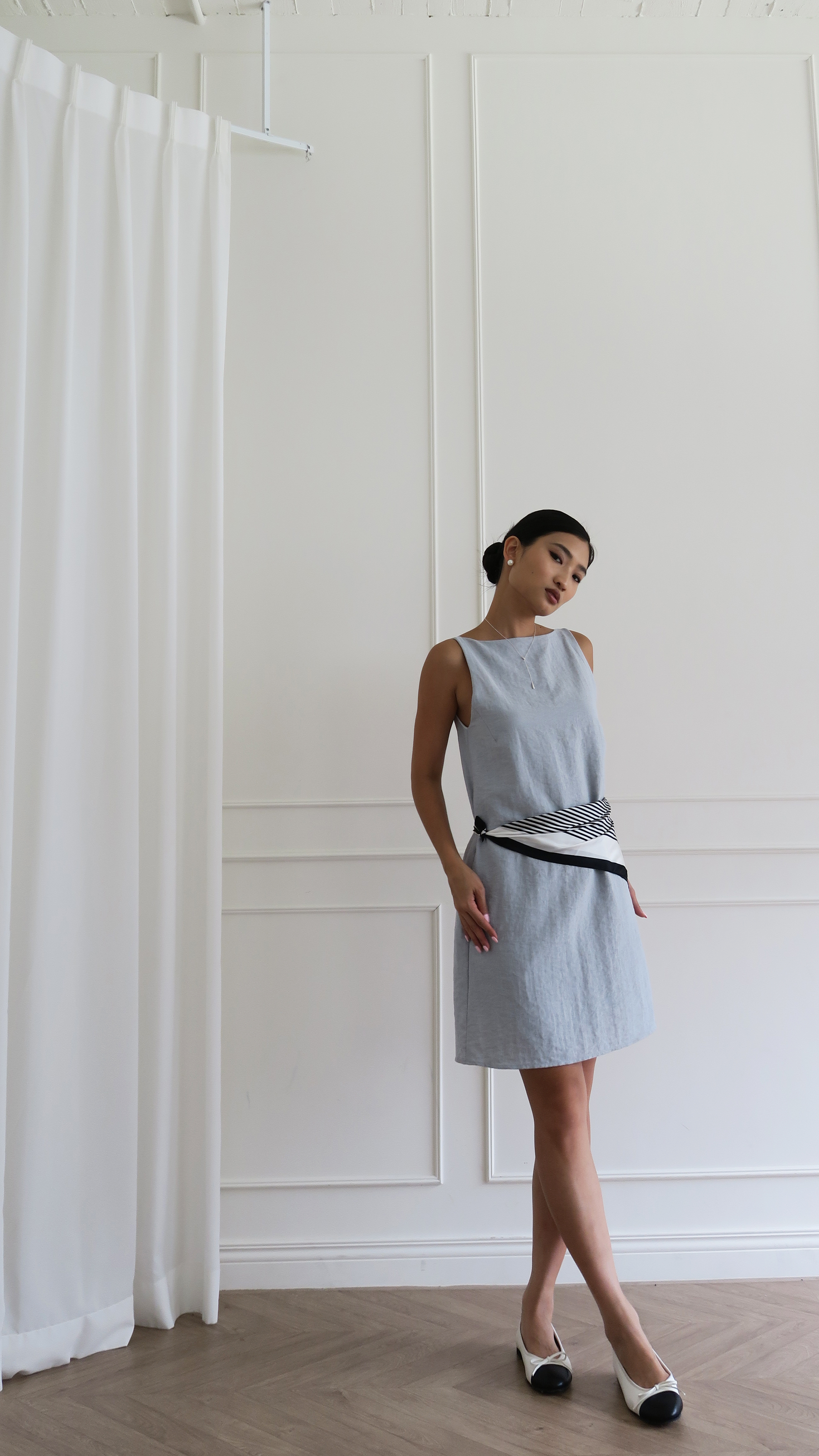 露背麻短洋(白色現貨)