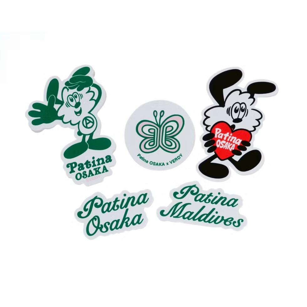 COURTESY OF PATINA OSAKA X VERDY STICKER SET