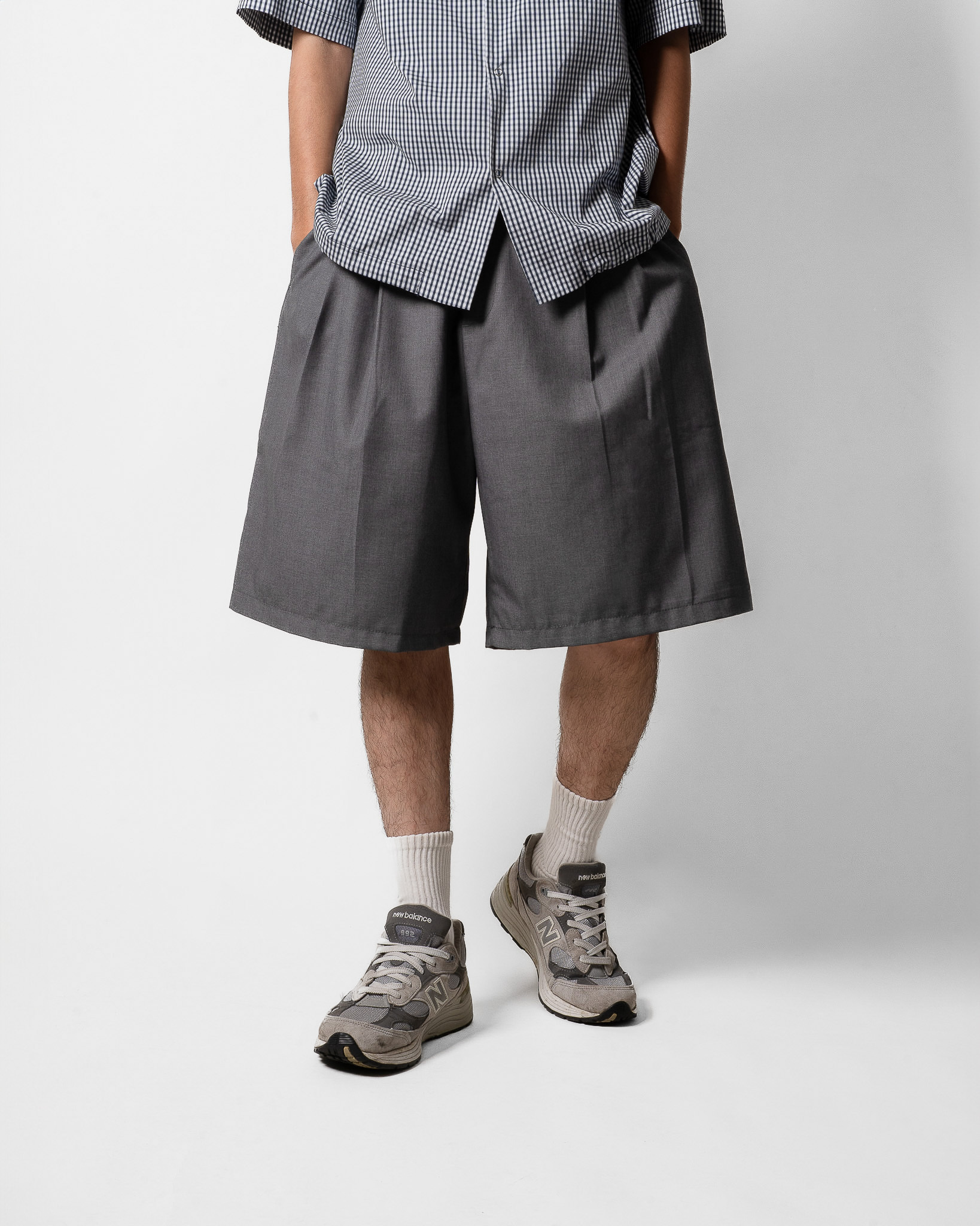 OurPick Pleated Bermuda Shorts 雙摺百慕達西裝短褲 2色