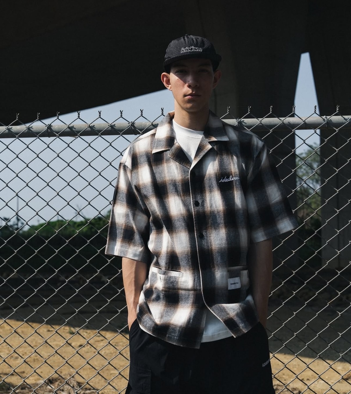 Idealism ID25068 CHECKERED SHIRT 古巴領 短袖 襯衫