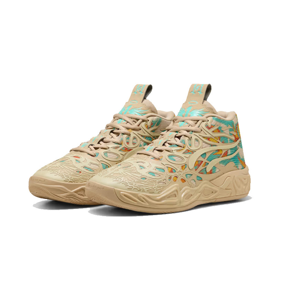 Puma LaMelo Ball MB.04 Light Sand 米棕橘綠 312209-01