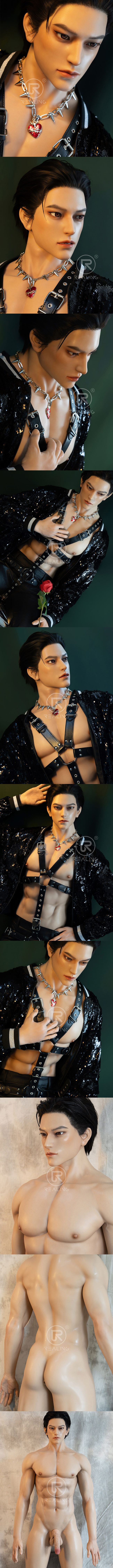REALING 185cm 景明 男性擬真娃娃 全矽膠材質 睿靈 silicone male sex doll