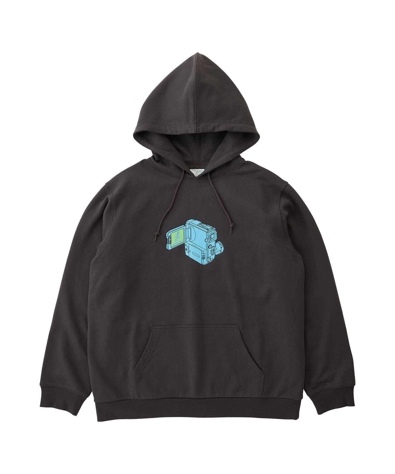 GRAMICCI｜CAMCORDER HOODED SWEATSHIRT "DEEP BROWN"