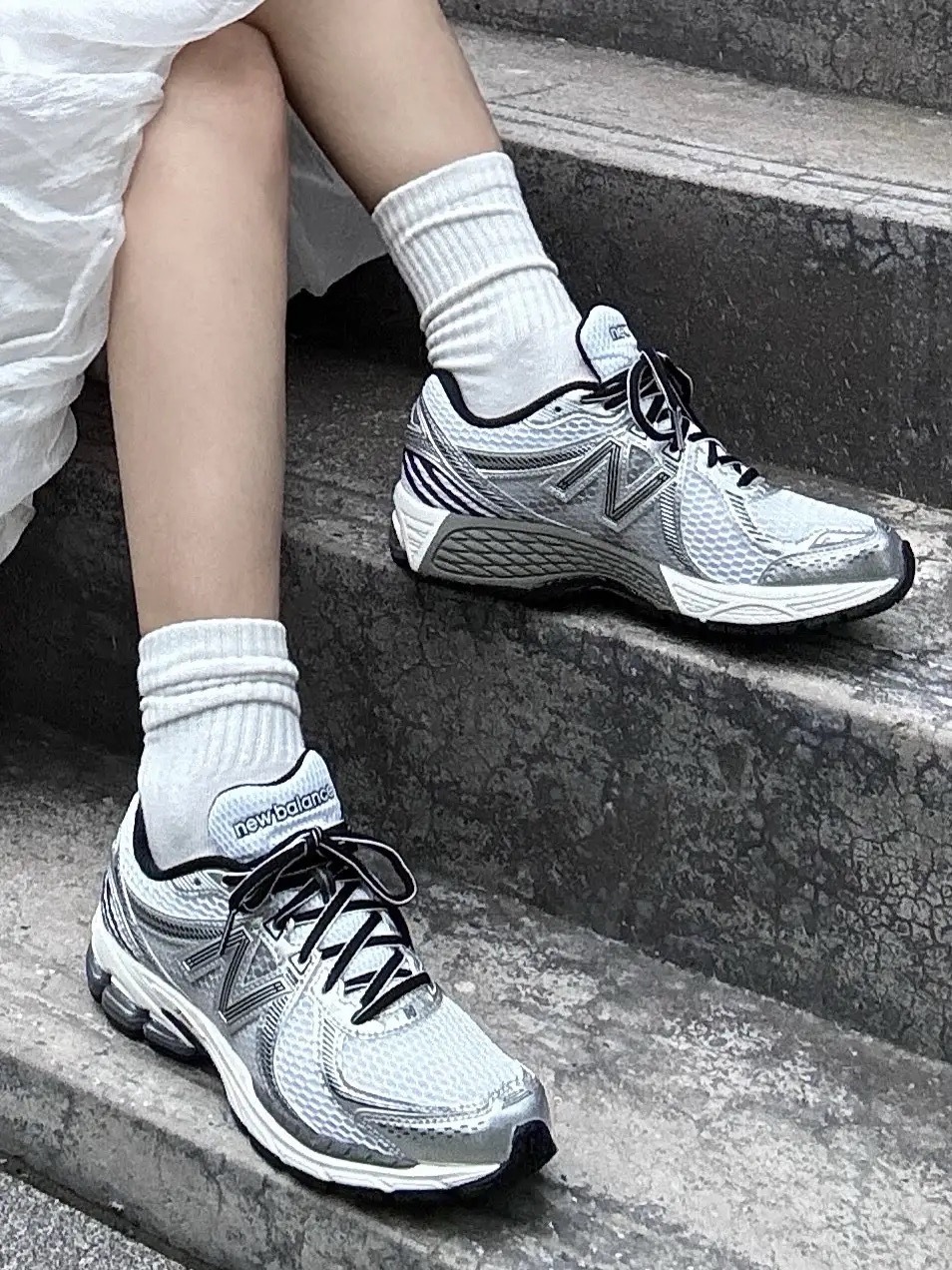 NEW BALANCE 860 NB 白銀 銀色 機能 男鞋 ML860GB2 / 調貨