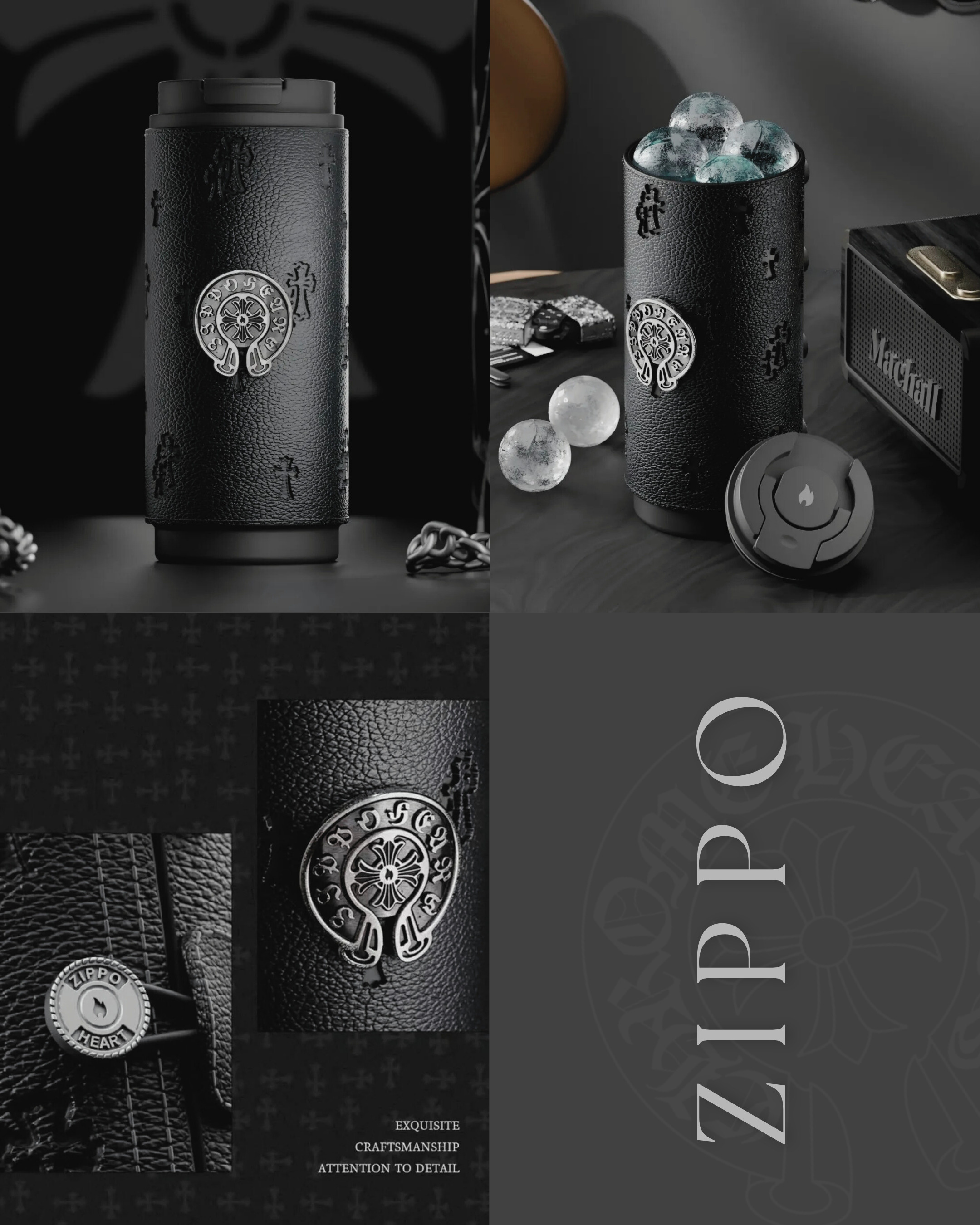 【逢甲 FUZZY】ZIPPO 克羅心 空哈 水杯 保溫杯