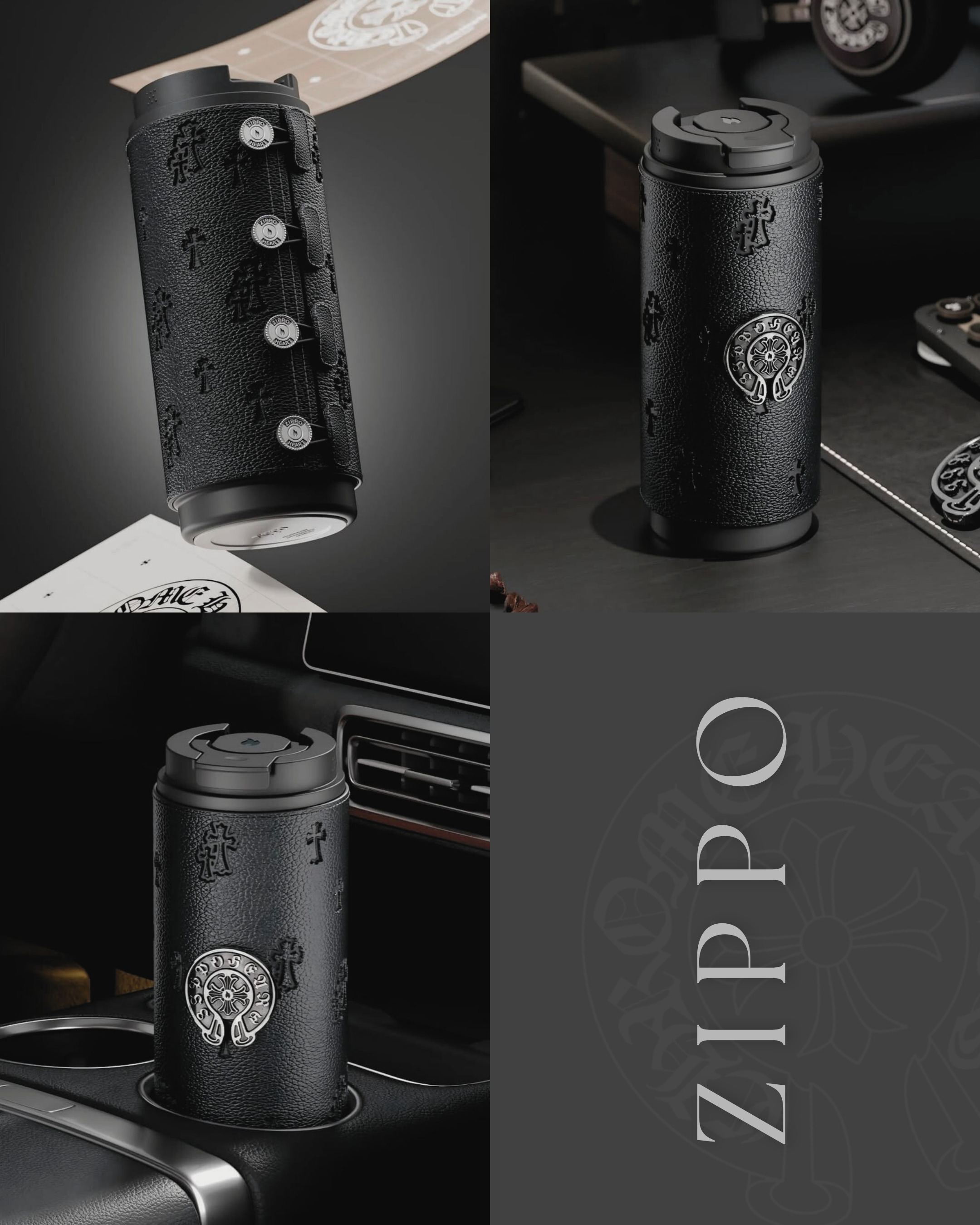 【逢甲 FUZZY】ZIPPO 克羅心 空哈 水杯 保溫杯