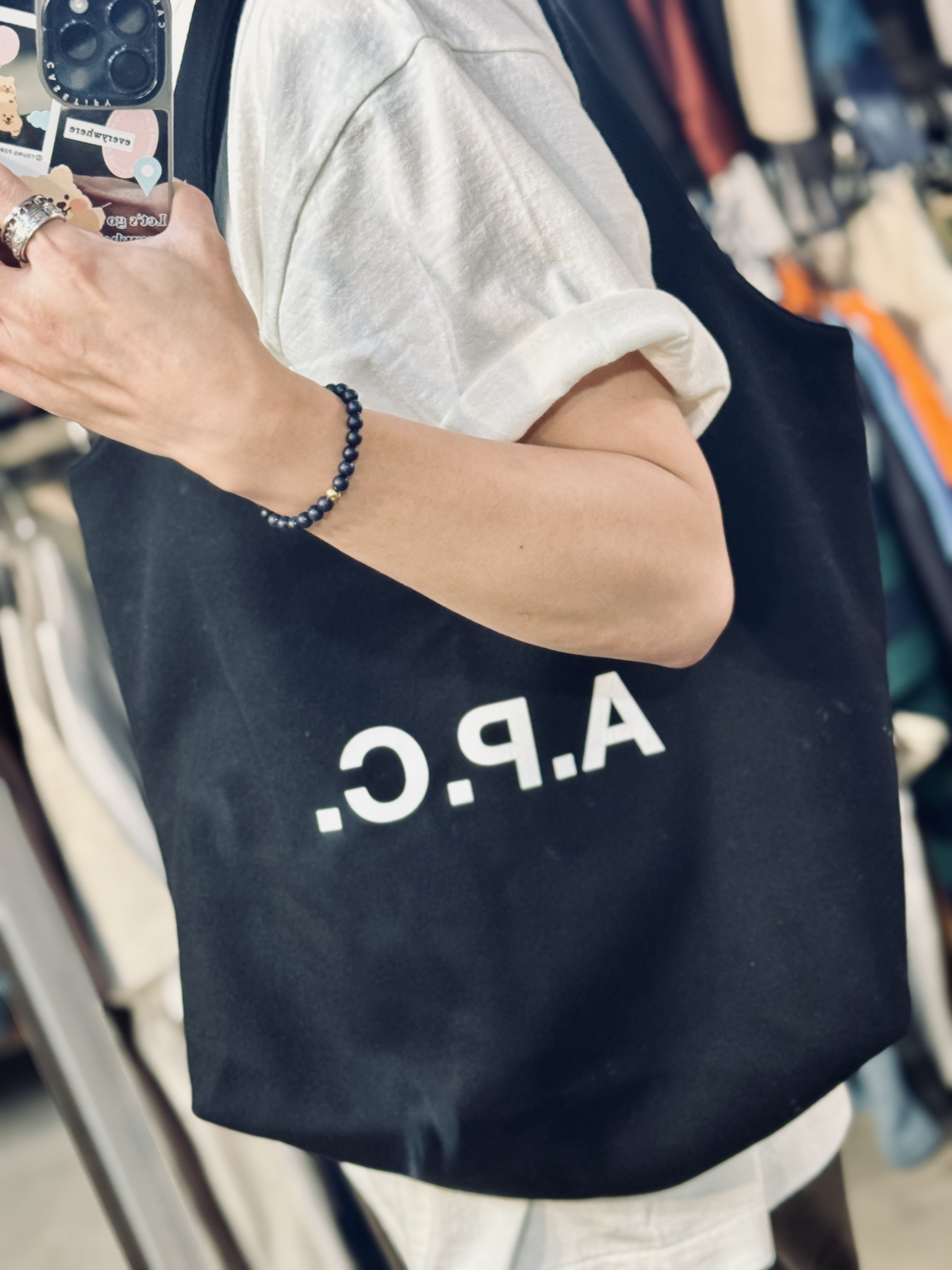 A.P.C. Ninon Tote Bag Black M61565