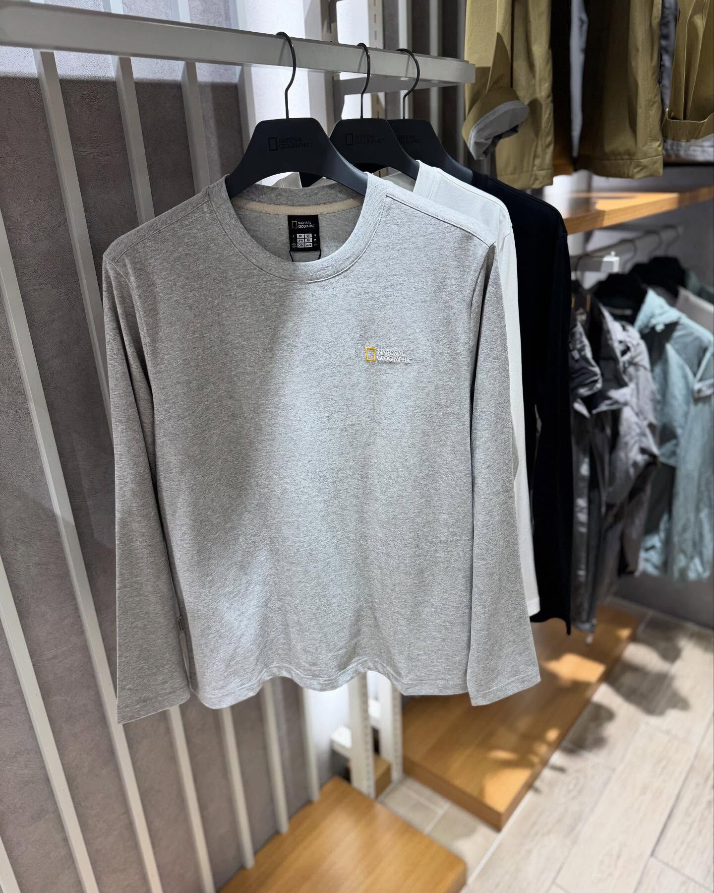 【代購】NATIONAL GEOGRAPHIC 國家地理 Falco small logo 長袖 大學T N253UTS010