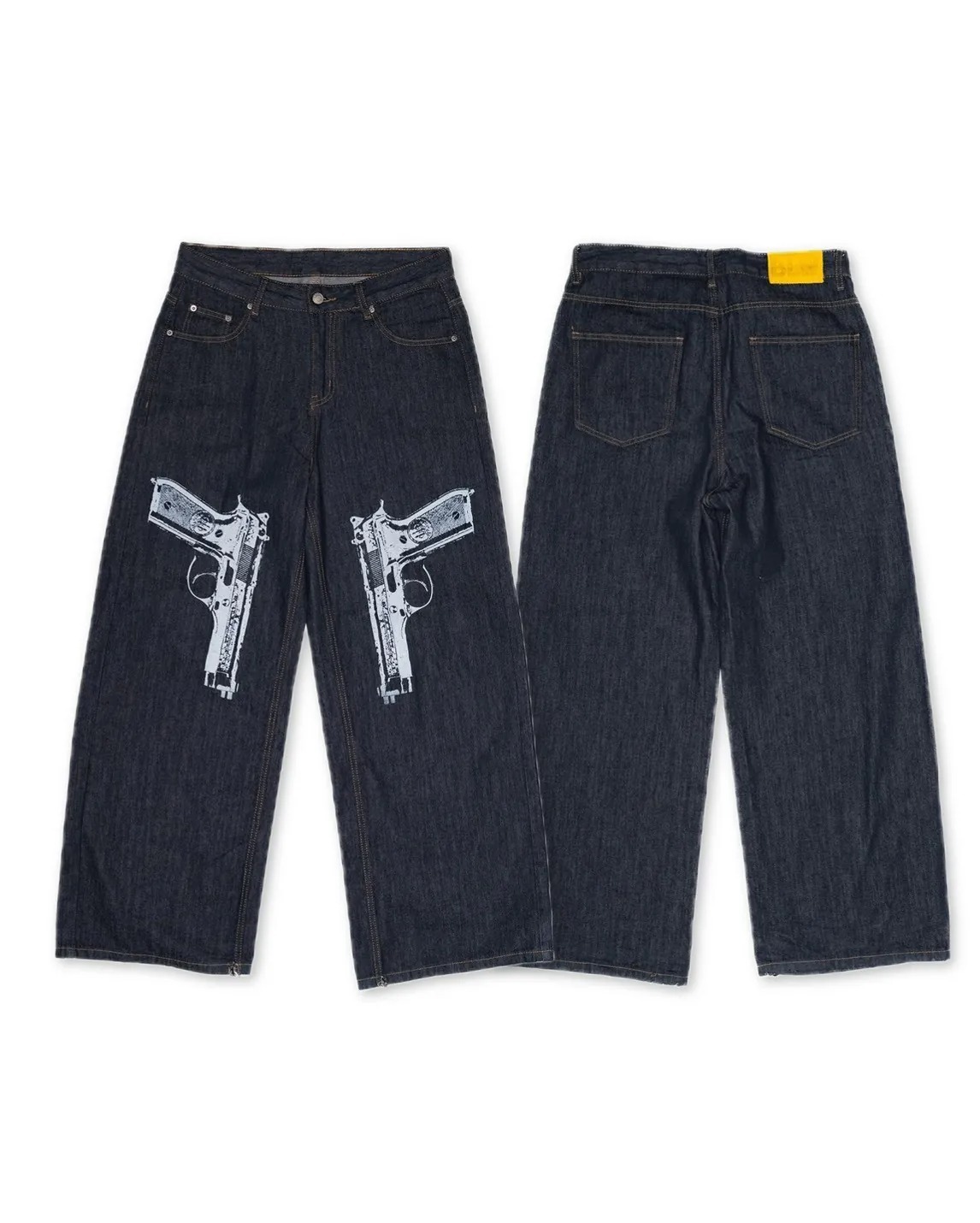 Bootlegway｜DOUBLE GLOCK Denim Jeans 雙槍單寧牛仔褲 (Denim)