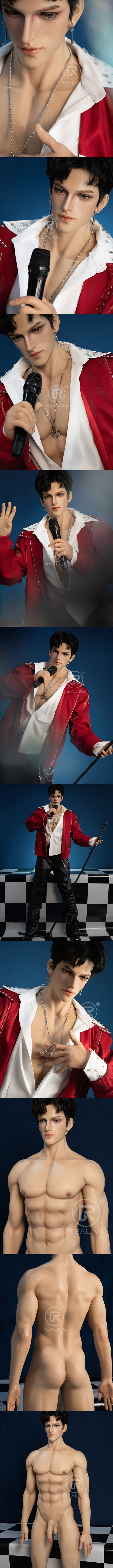 REALING 185cm 銘柯 男性擬真娃娃 全矽膠材質 睿靈 silicone male sex doll