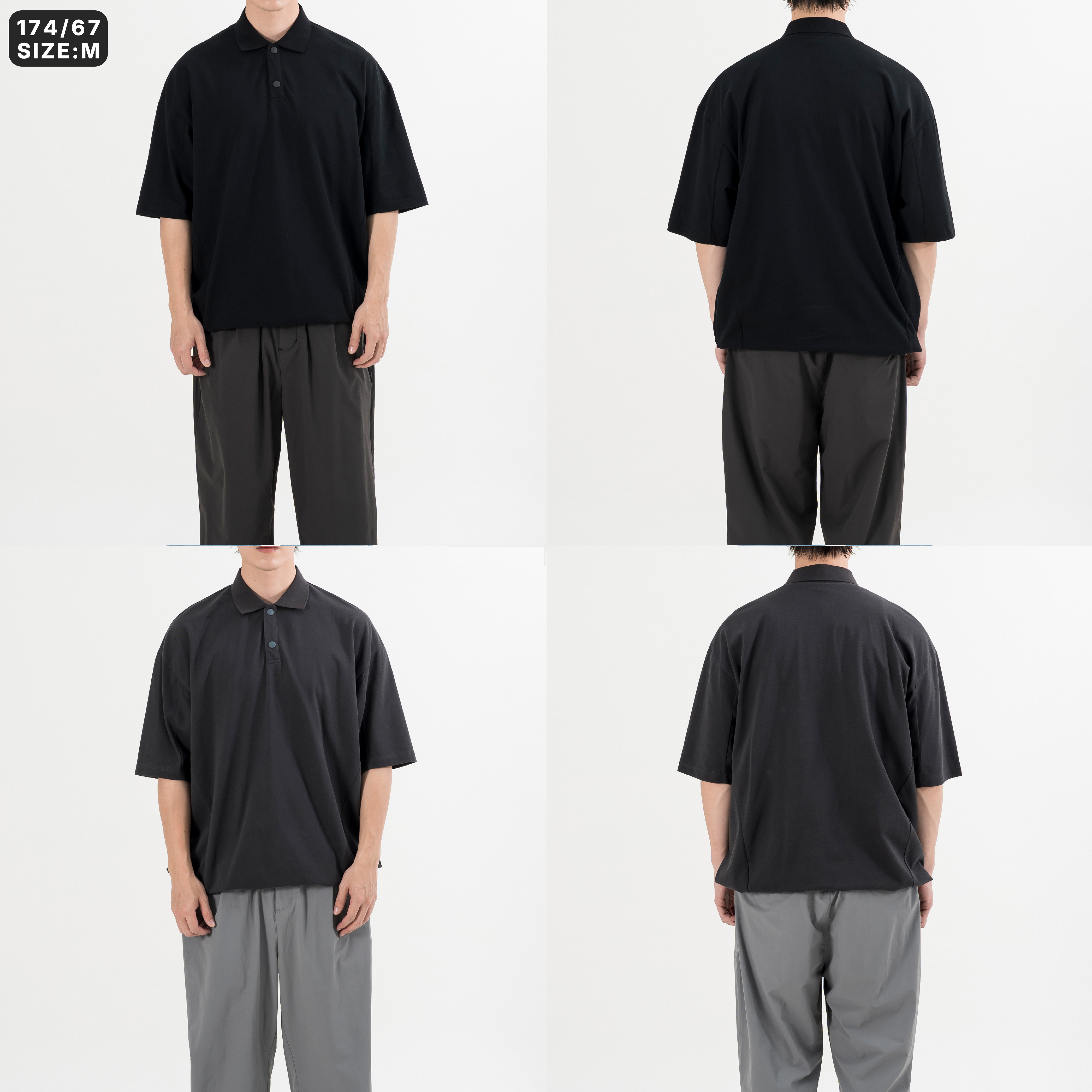 Coolmax Polo Shirts 寬鬆 涼感 Polo衫 [PTR-117]