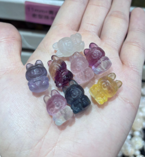 250721 - D9 螢石小魔怪雕刻隔珠1粒（隨機顏色）