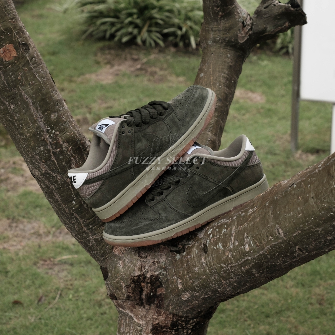 【逢甲 FUZZY】Nike SB Dunk Low "Sequoia" 麂皮 軍隊綠 HJ0367-301