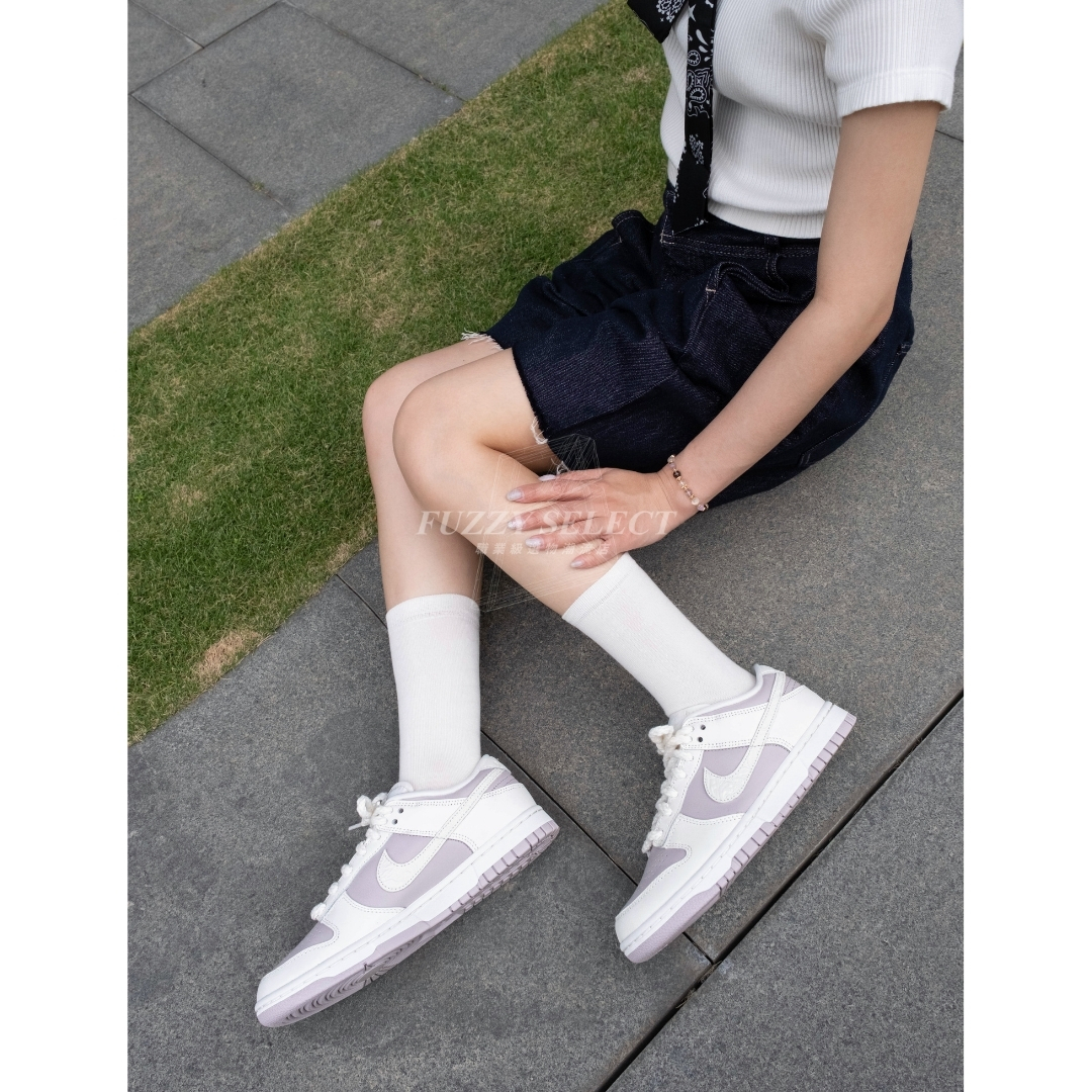 【逢甲 FUZZY】W Nike Dunk Low "Needlework" 浮雕 麻繩 香芋紫 IH0639-011