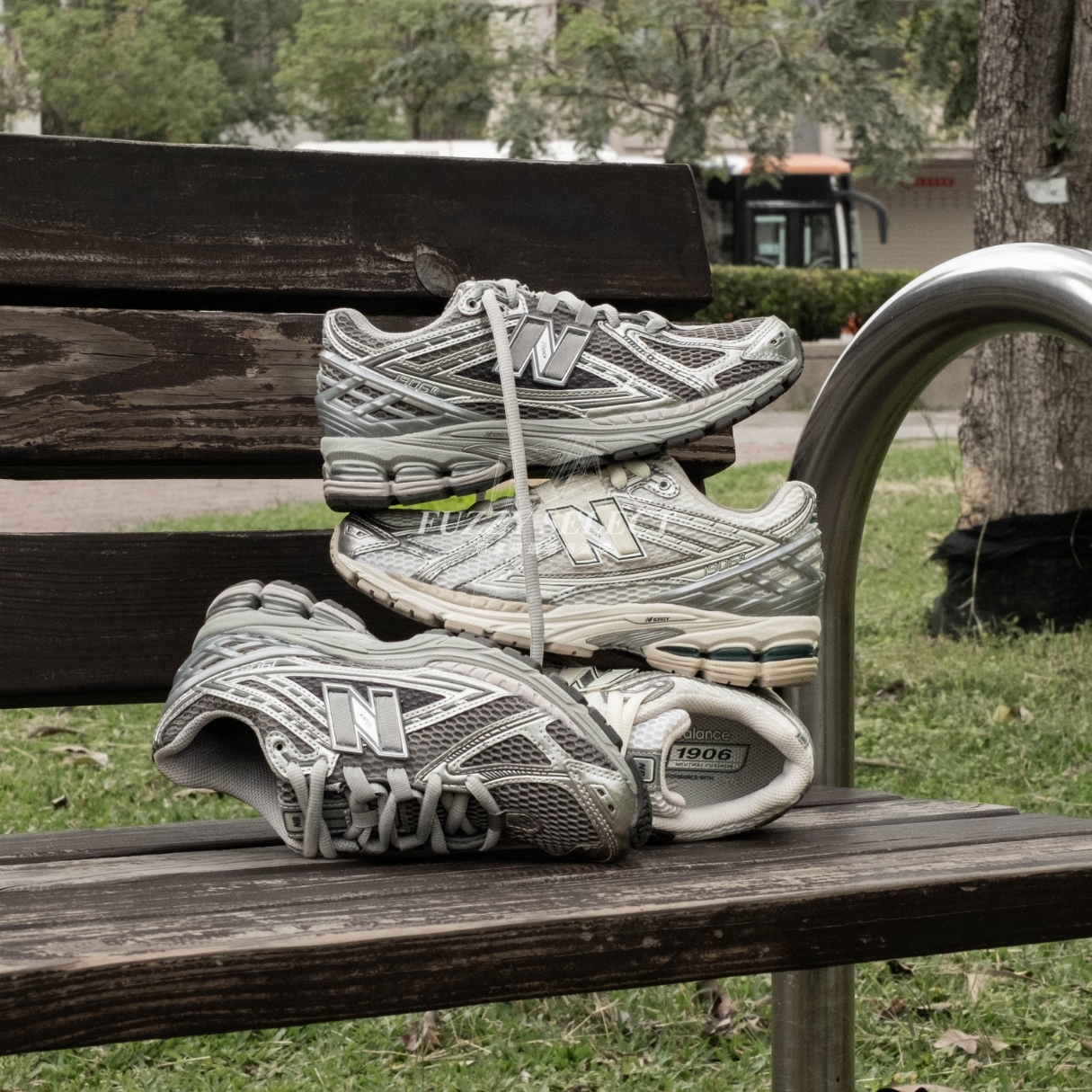 【逢甲 FUZZY】New Balance 1906R 液態銀 全智賢同款 銀灰 復古 老爹鞋 M1906REH