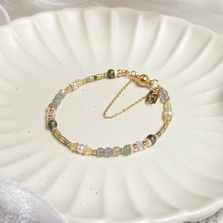 生日花 • 伍月拾捌 • 山柳蘭 – 水草瑪瑙 – 手鍊