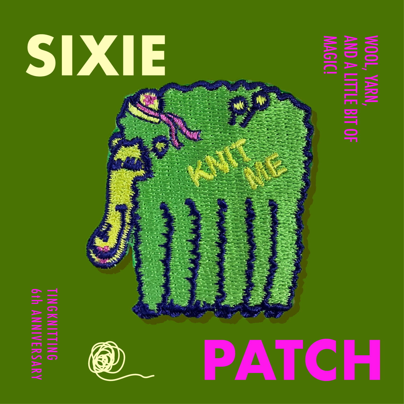 Sixie 六週年紀念布章 -織物學