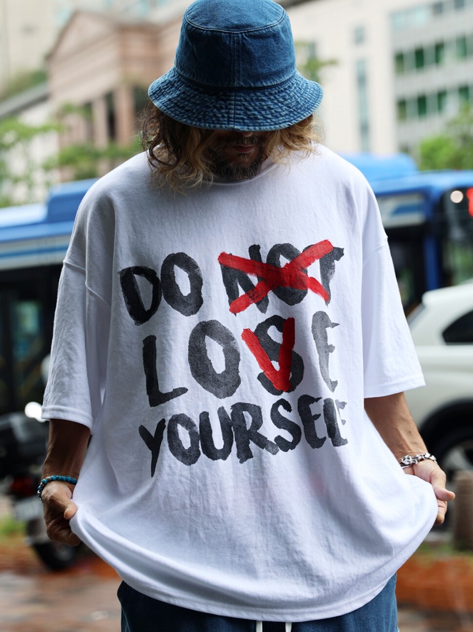 love yourself 手繪短袖T卹