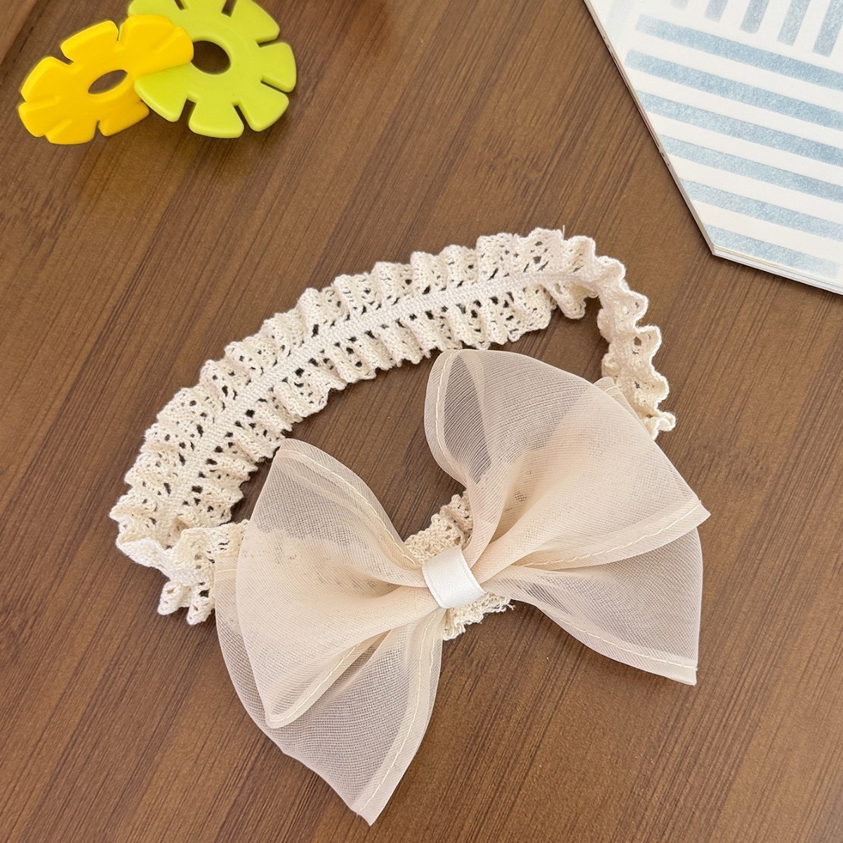 優雅蝴蝶結髮帶