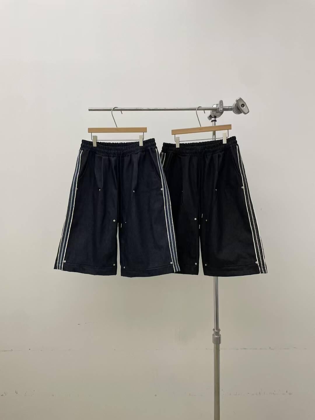 淨色拼民族間短褲 EASY-086P