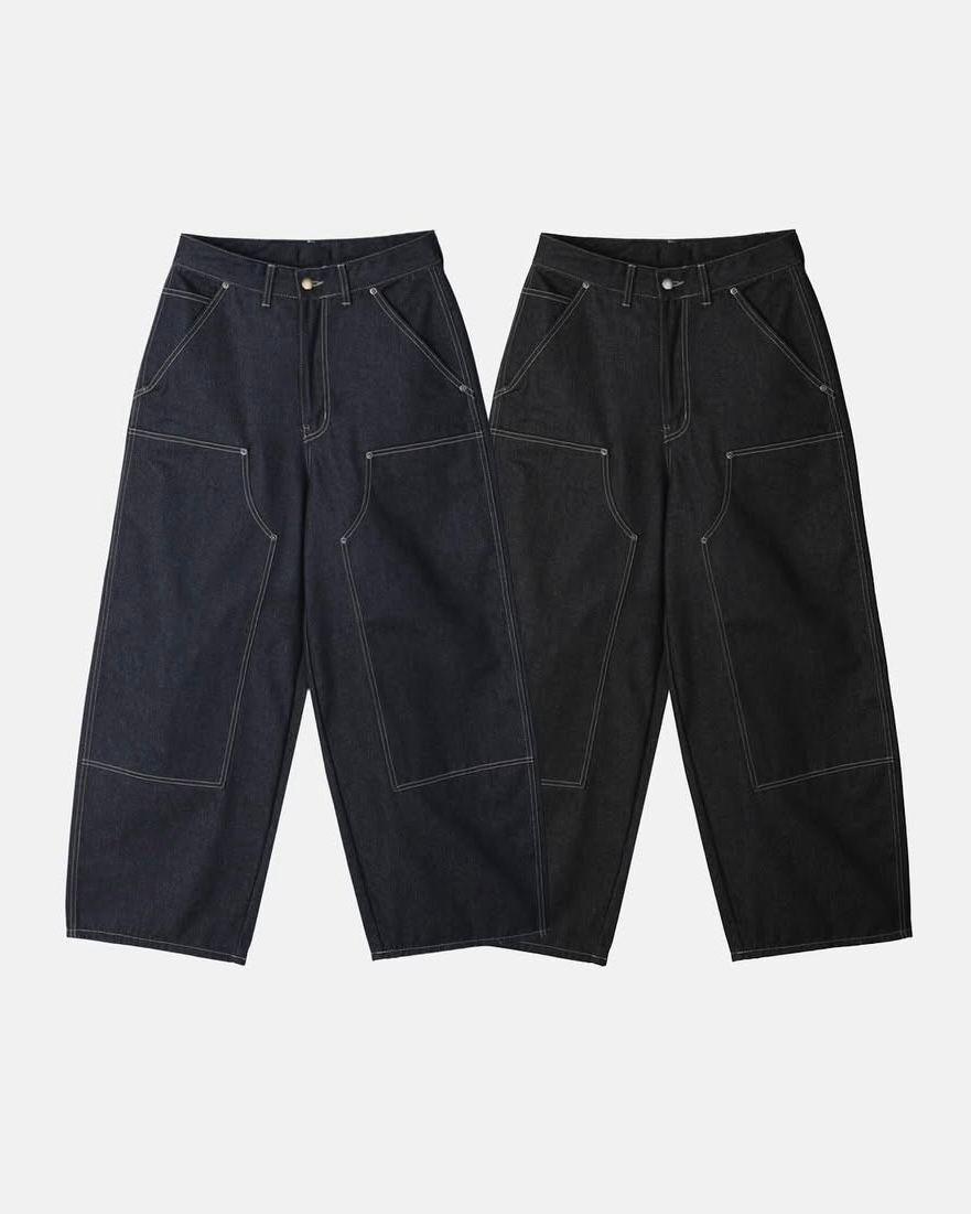 淨色鬆身牛仔褲 Vass-012P