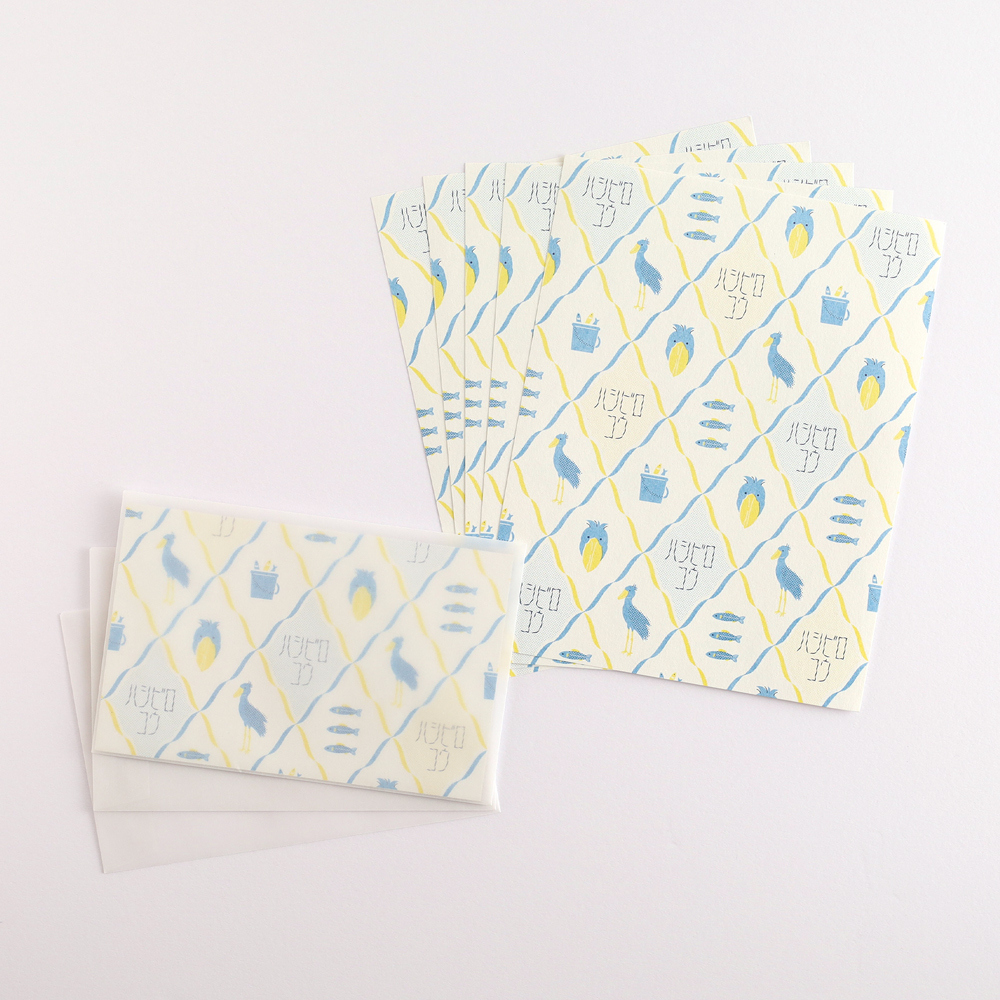 鯨頭鸛 動物百貨系列 信紙信封組｜日本 Green Flash