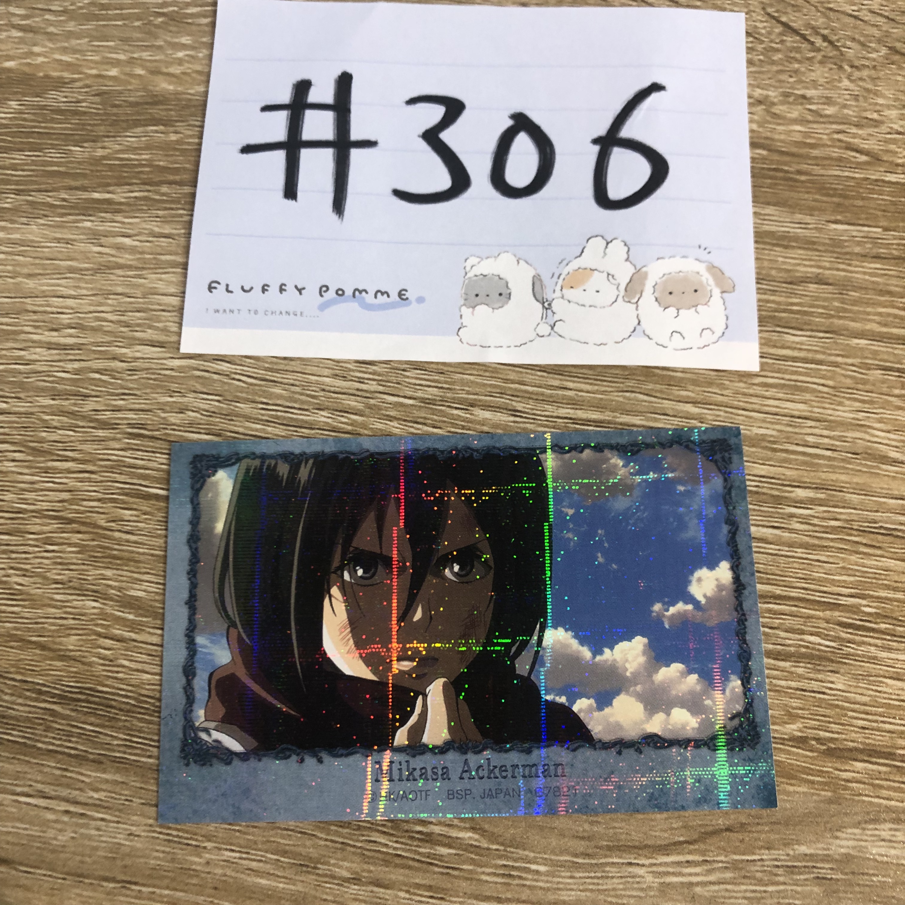 進擊的巨人 MIKASA 貼紙 #306