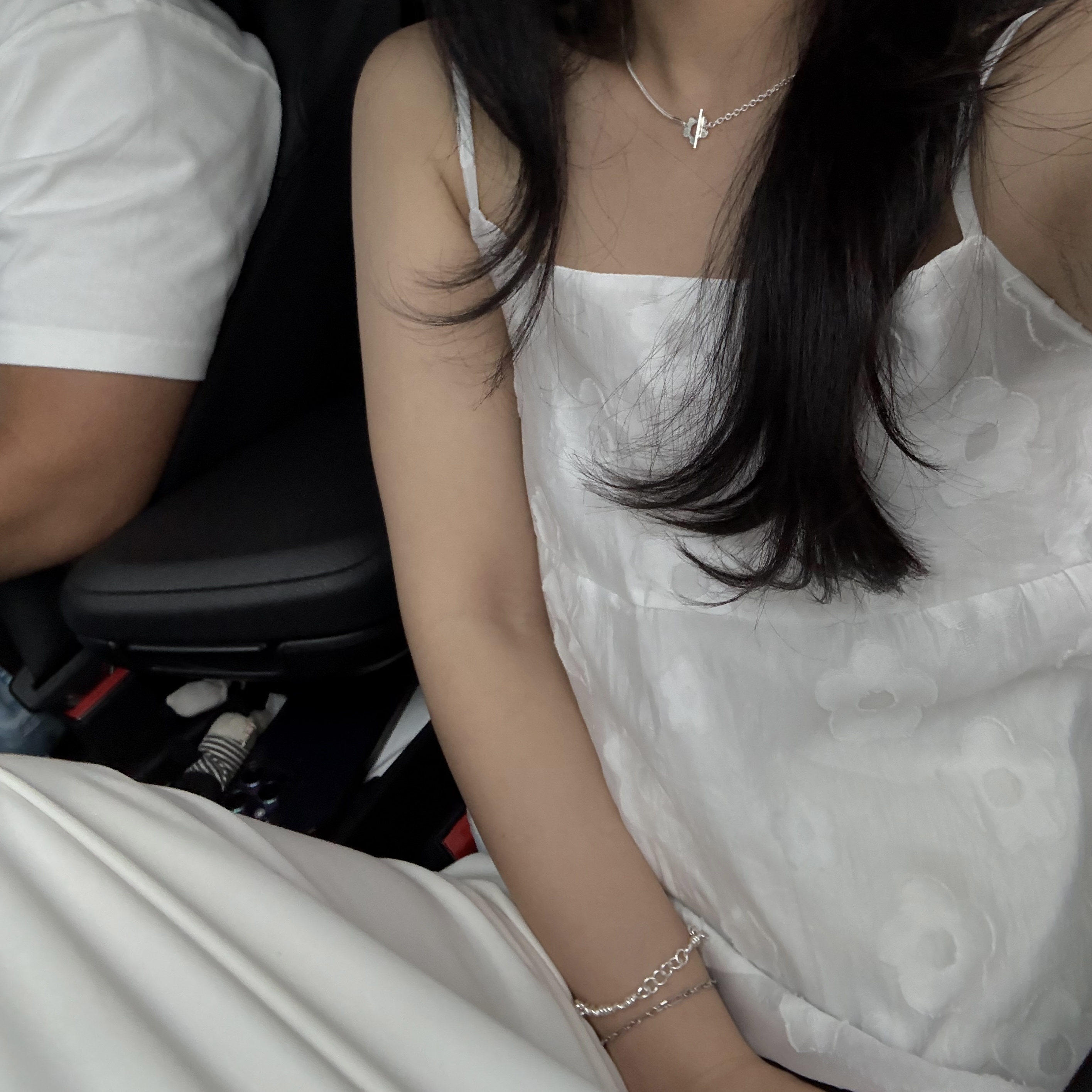 《自訂款》漂亮花布的細節滿滿背心(白)