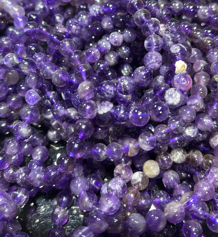 250721 - D101 7mm+極光紫水晶手串